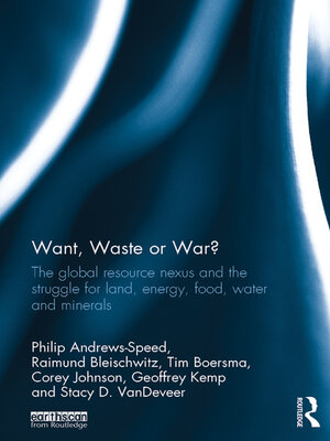 cover image of Want, Waste or War?